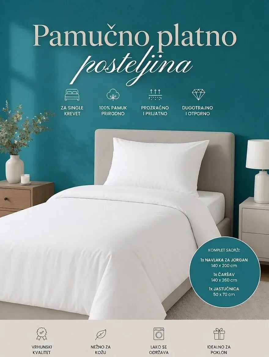 Posteljina od pamučnog platna